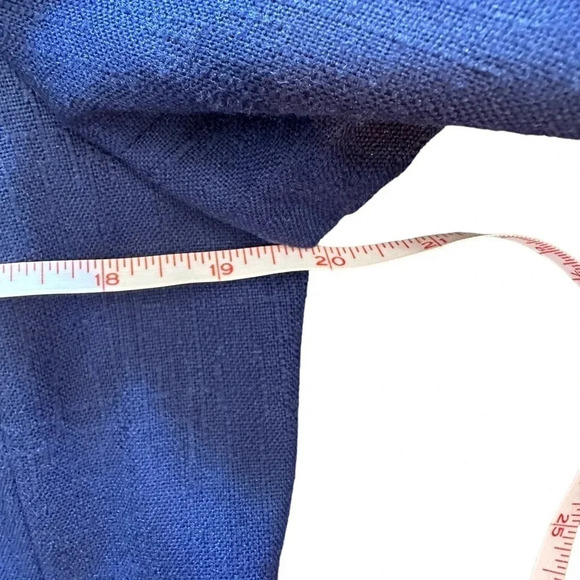 Vintage Preswick & Moore 8 blue blazer with gold buttons & shoulder pads - Picture 5 of 5